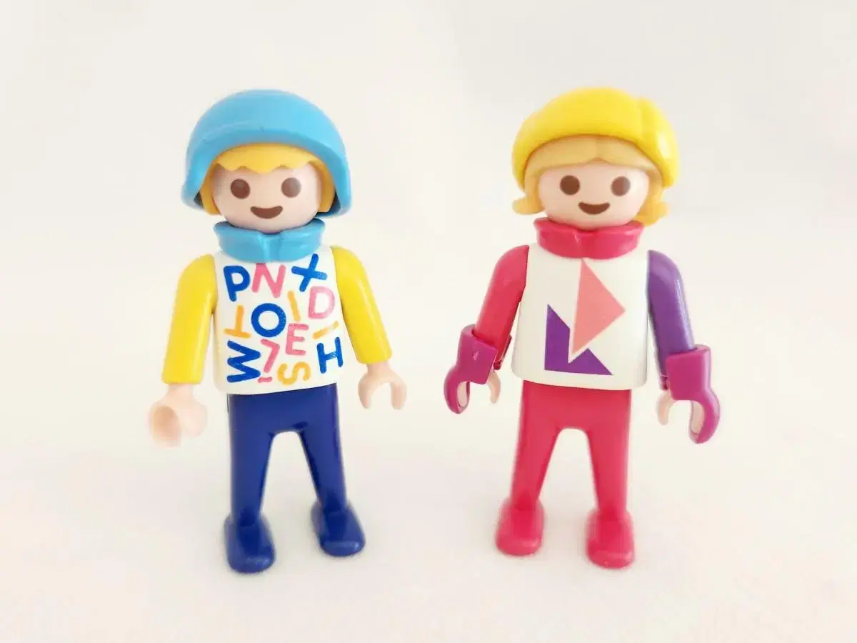 Winter Boy and Girl Couple Vintage Playmobil