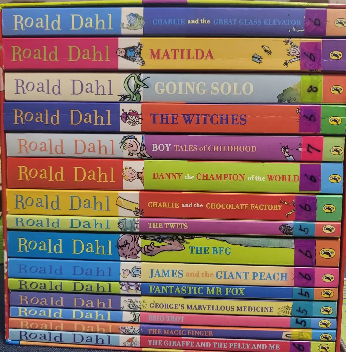 roald dahl books 15권