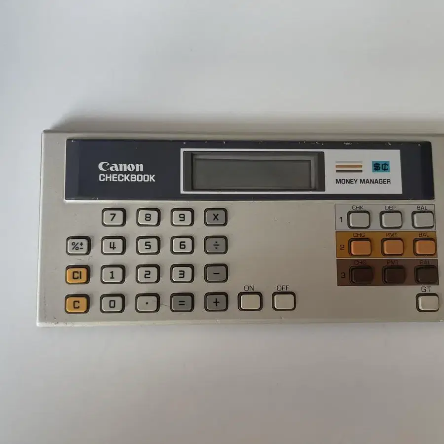 80년대 캐논 체크북 계산기 canon checkbook old