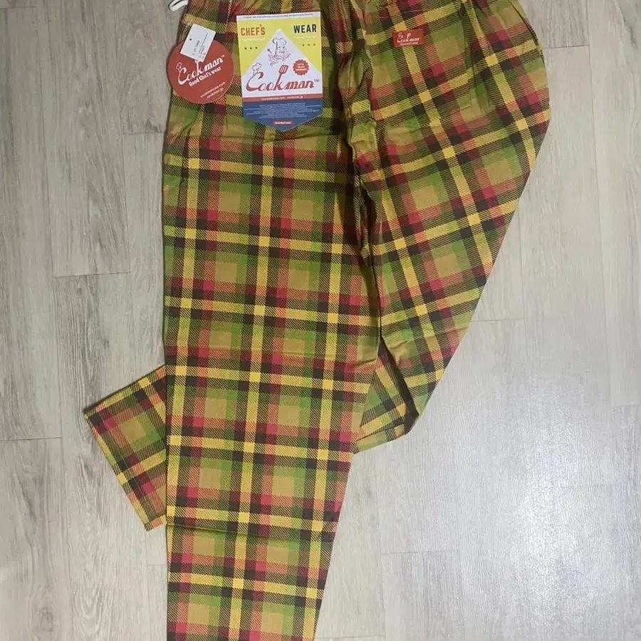 Cookman  chef pants burger check XL