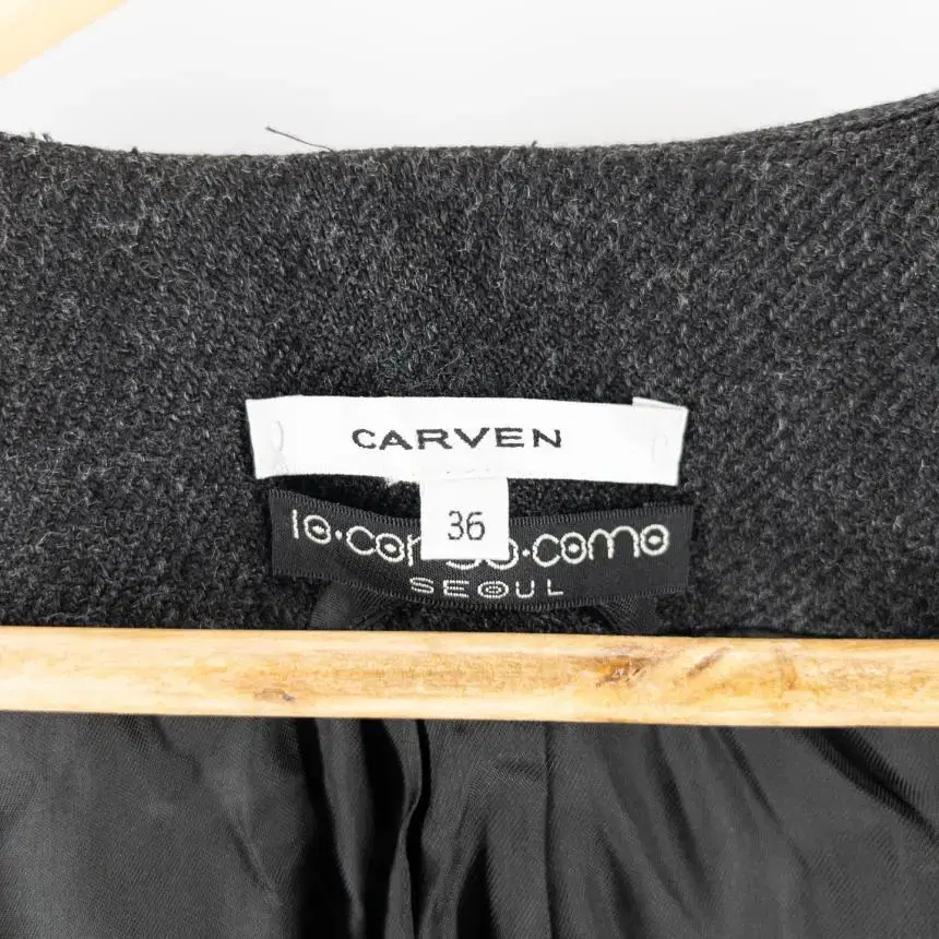 Carven 까르벵 여성 모직 코트 36/빈티지홍