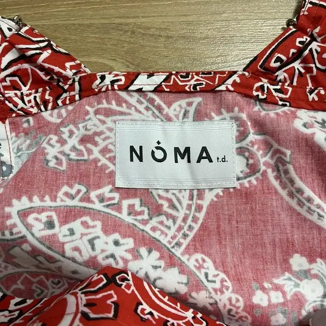 일본 빈티지 새상품 NOMA 반다나 멜빵 치마