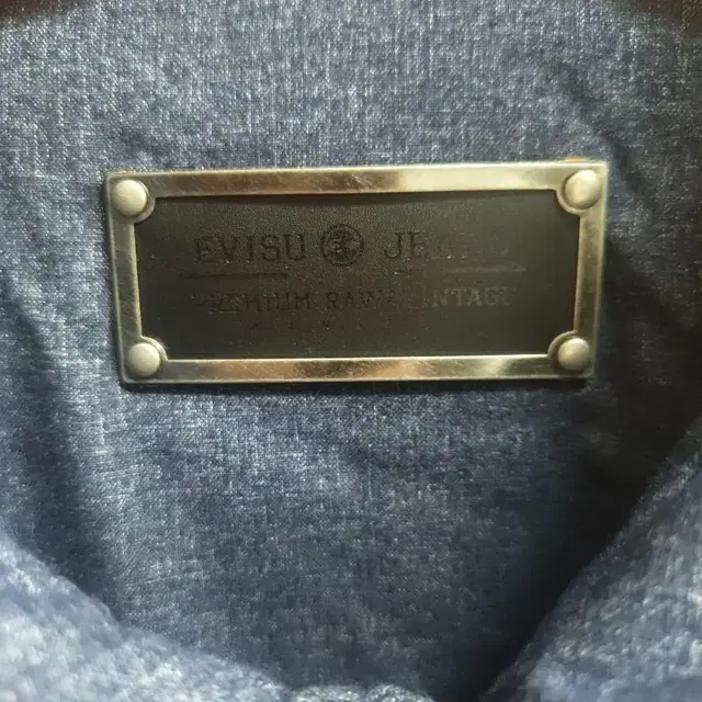 XL) EVISU 양면 패딩 하프코트 팝니다