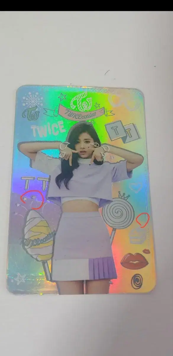 tzuyu hologram photocard