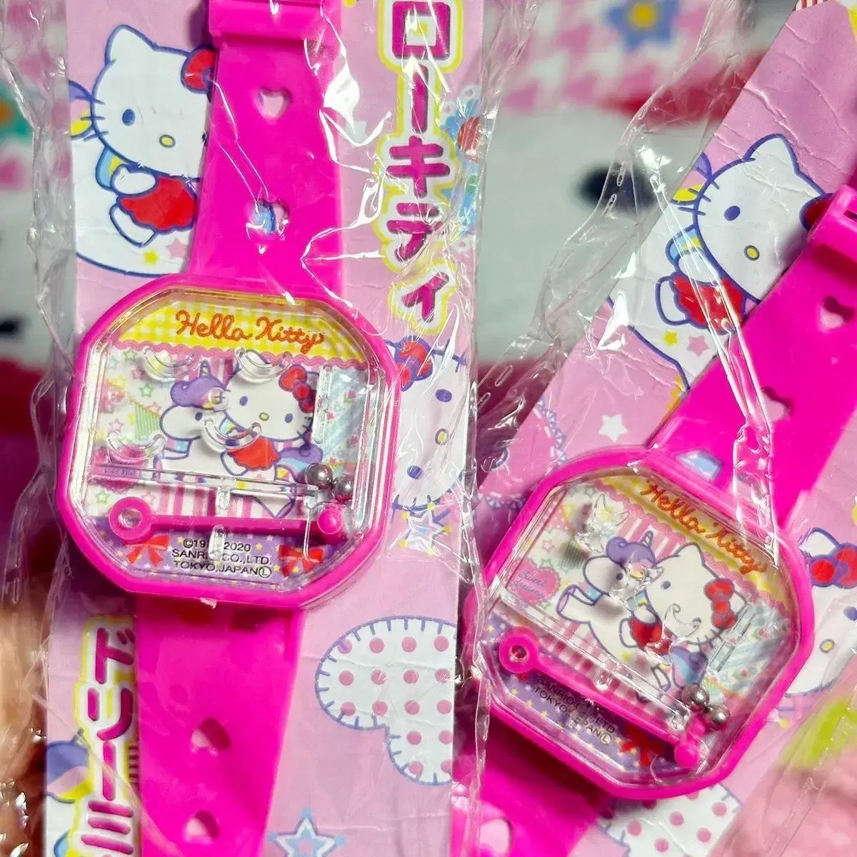 [SAN RIO] Hello Kitty Pachinko Watch Beads GameWatch Beads GameBracelet Key KittyGo Specialty