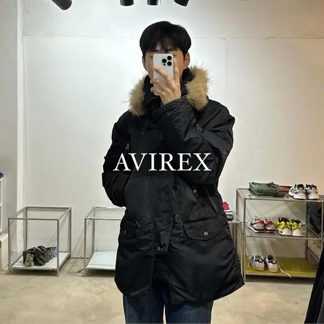 AVIREX 아비렉스 n3b 파카