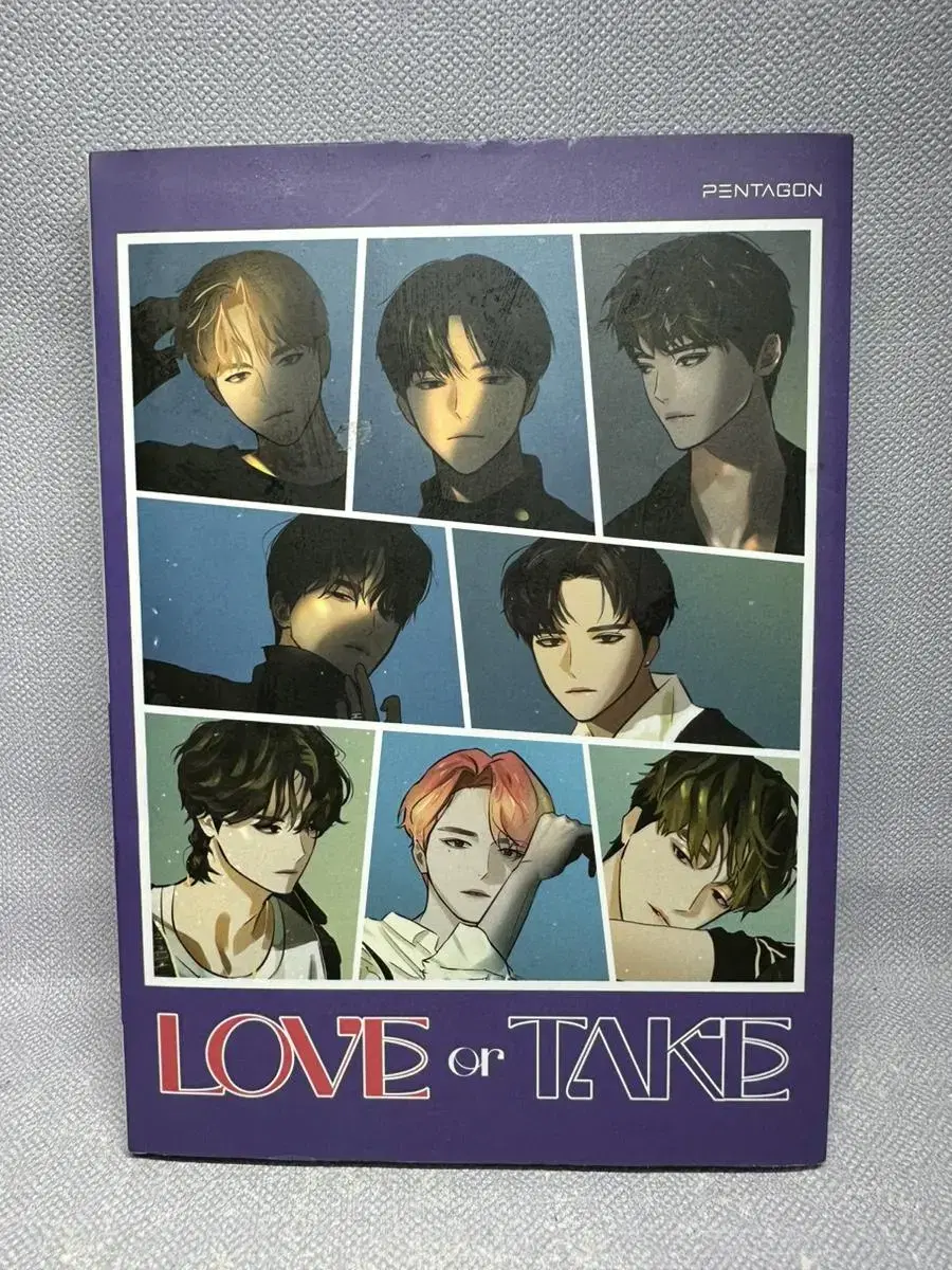 CDPentagon's 11th mini album LOVE or TAKE Mild,Photocard 2, etc.