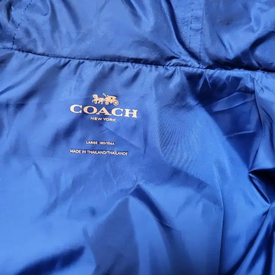 COACH(코치) 남성 경량패딩 팝니다!