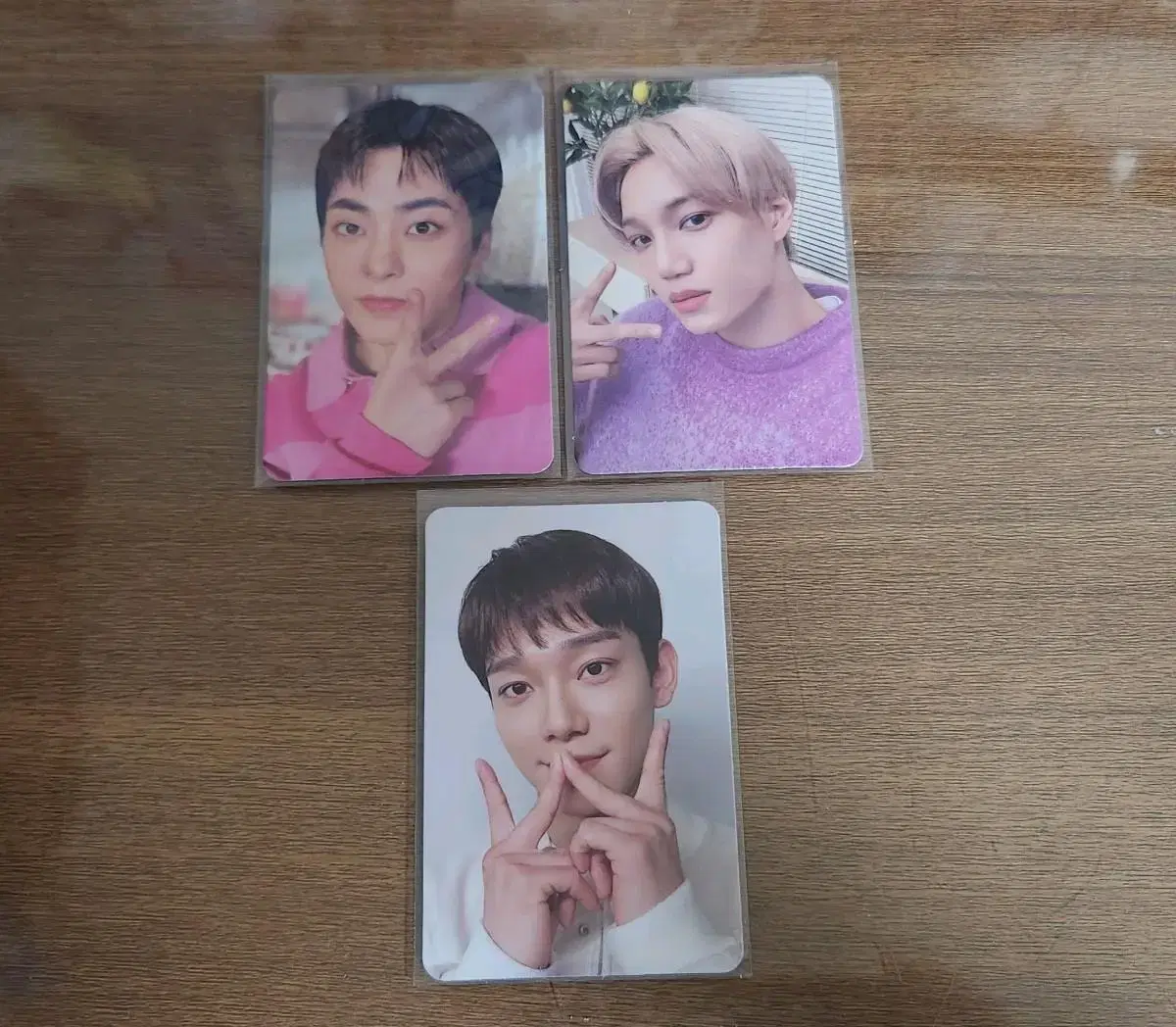 Exo Fortune photocard selpho(xiumin,kai,chen)in bulk