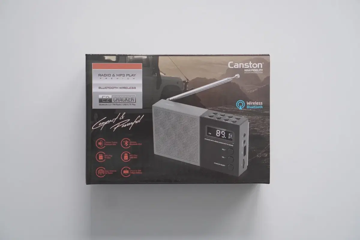 Canton E2 Cracker Portable Radio Bluetooth Speaker