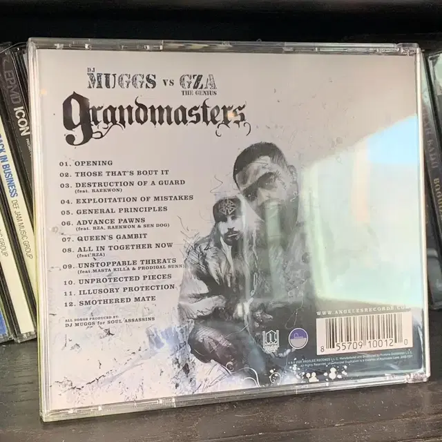 dj muggs vs gza - grandmasters cd