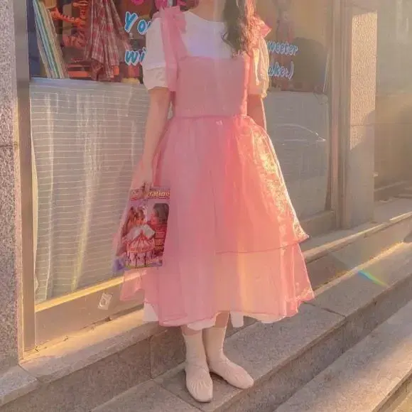 유어러버블) Cotton candy apron