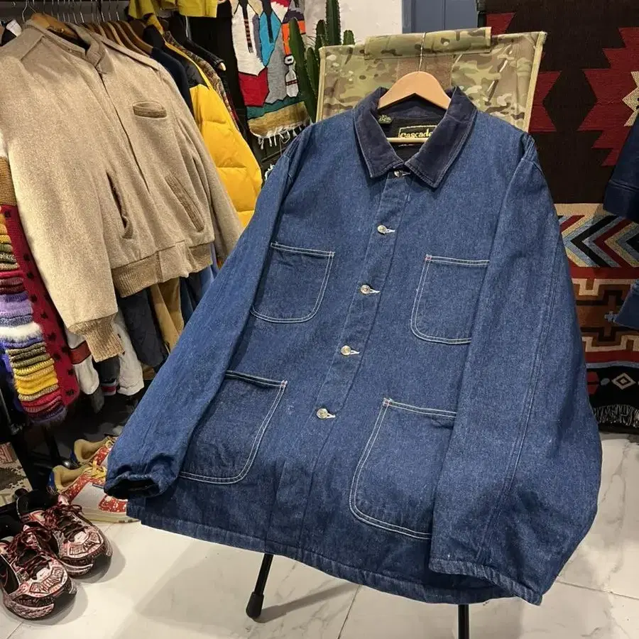 (BIG SIZE) VINTAGE CASCADE 데님초어자켓