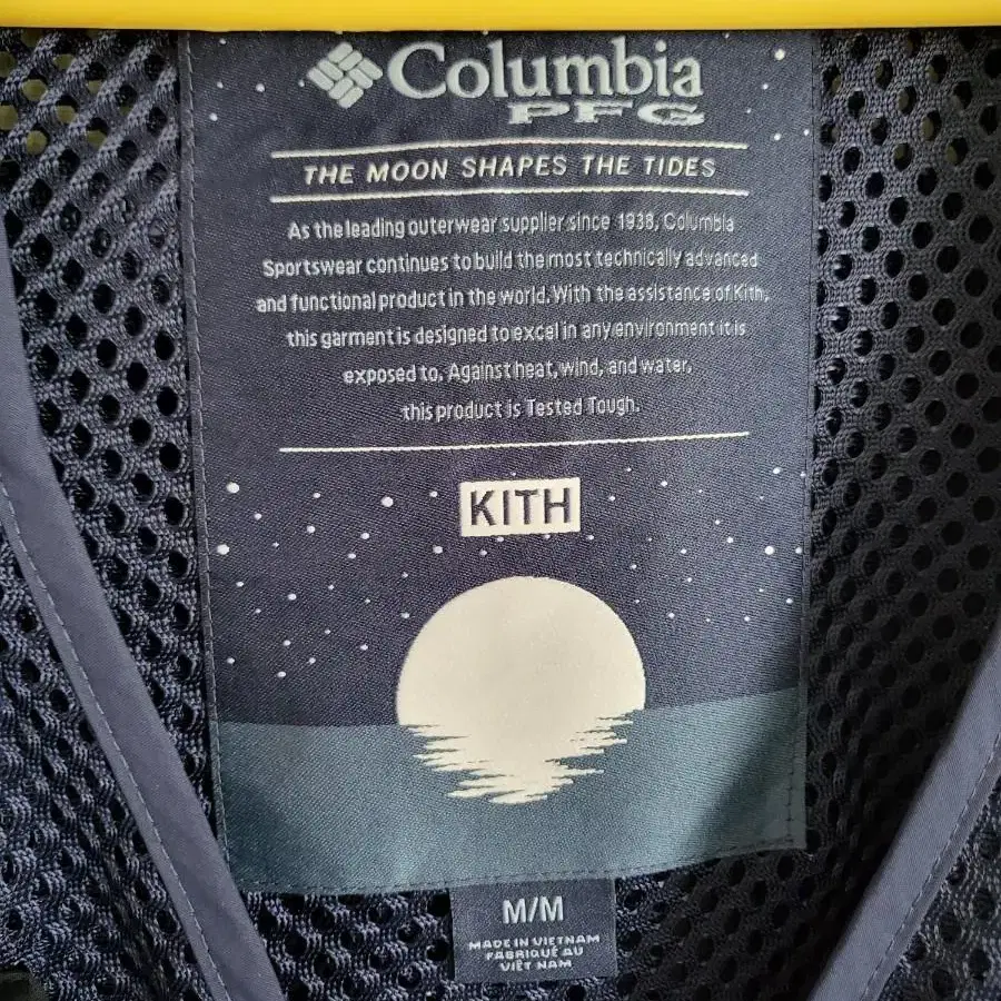 [M] KITH X Columbia PFG vest (인기사이즈)