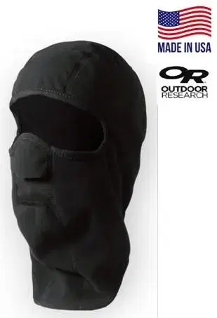 US Military Issue OR WB FS Balaclava Black (L)