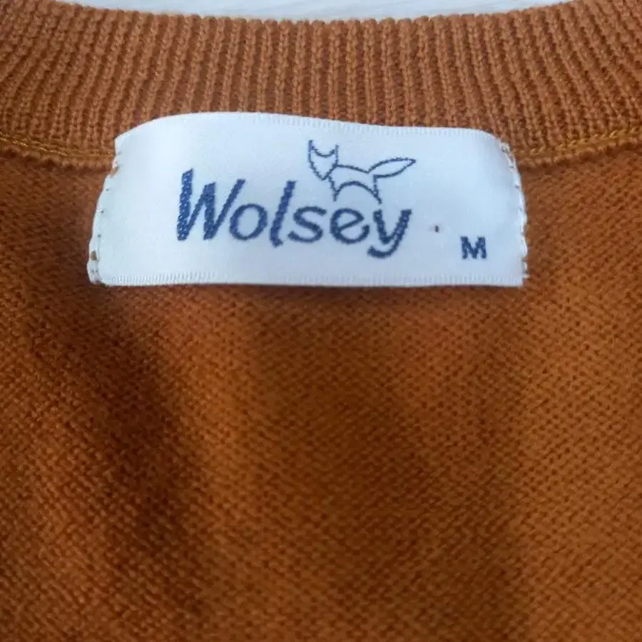 M95 Wolsey Japan 모100% 스웨터 브라운 M-06