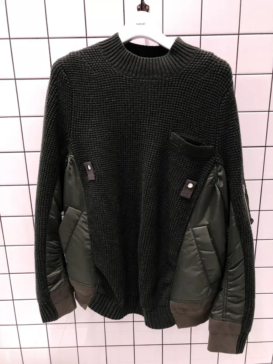 Sakai MA-1 knit