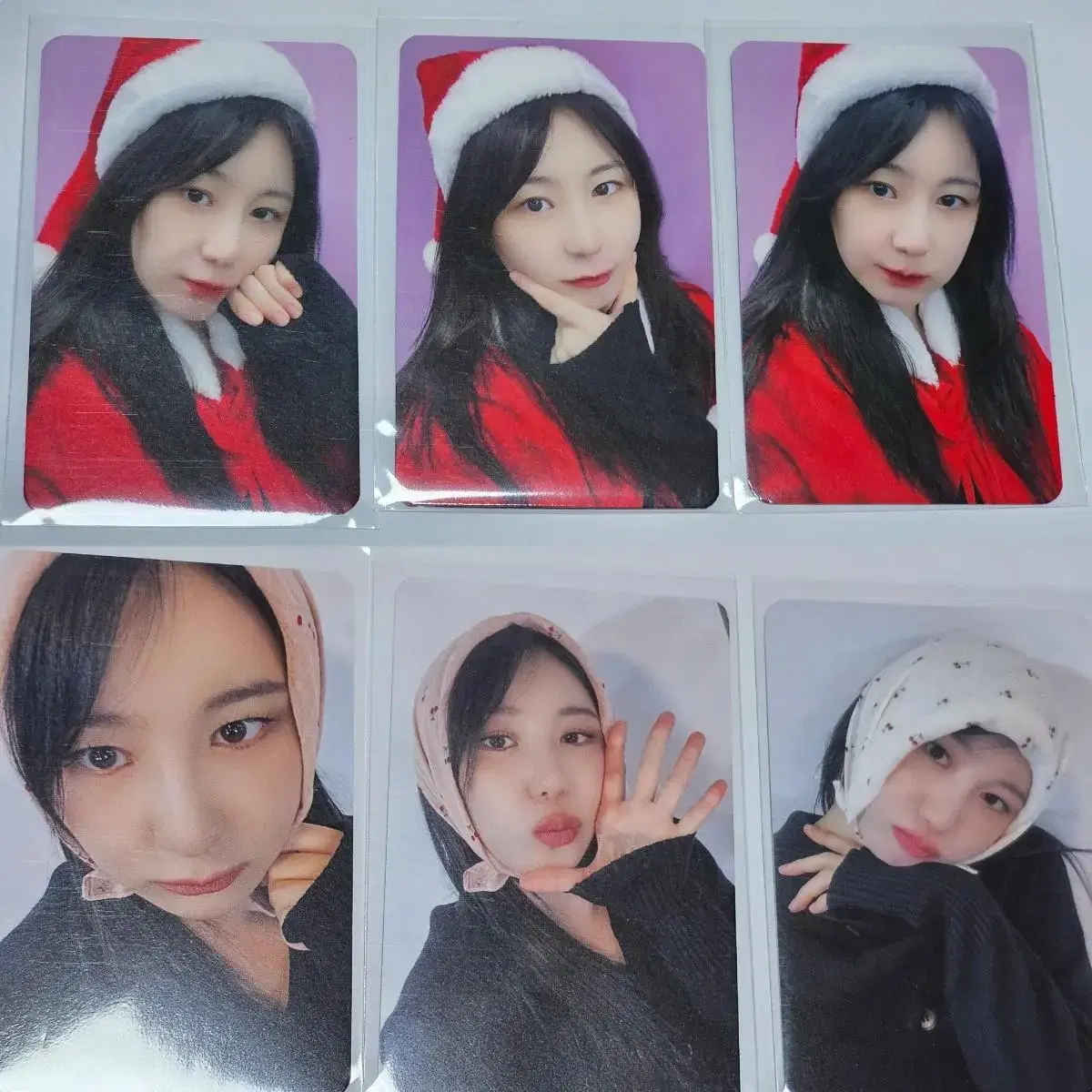 Chaeyeon Lee Santa, take care of your coldver. unreleased photocard set