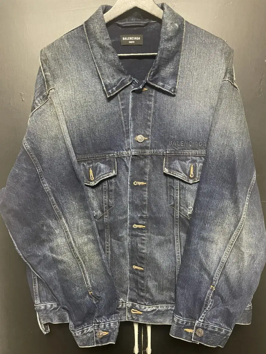 Balenciaga City Collection Seoul Denim Jacket XS