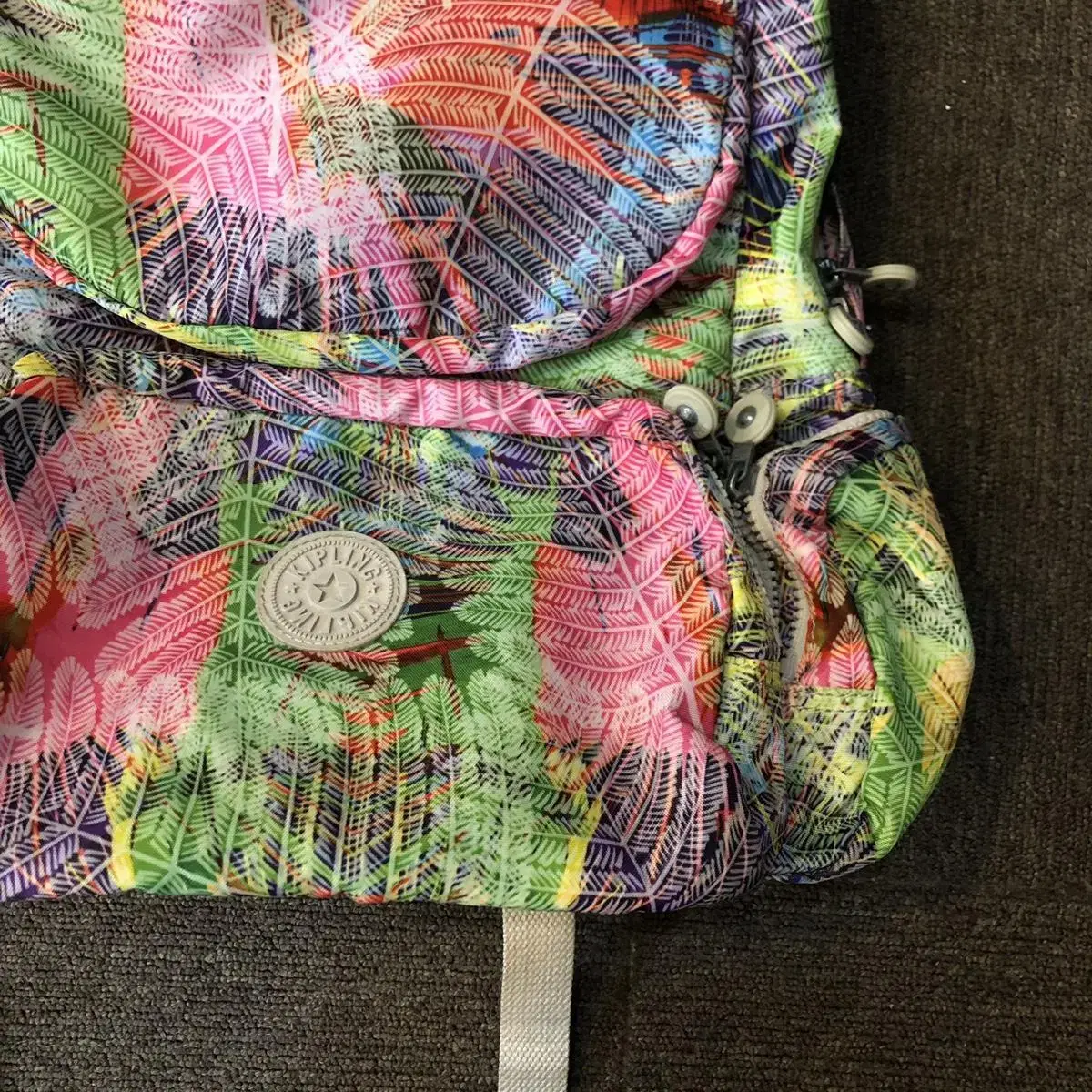 Vintage Kipling palm tree backpack