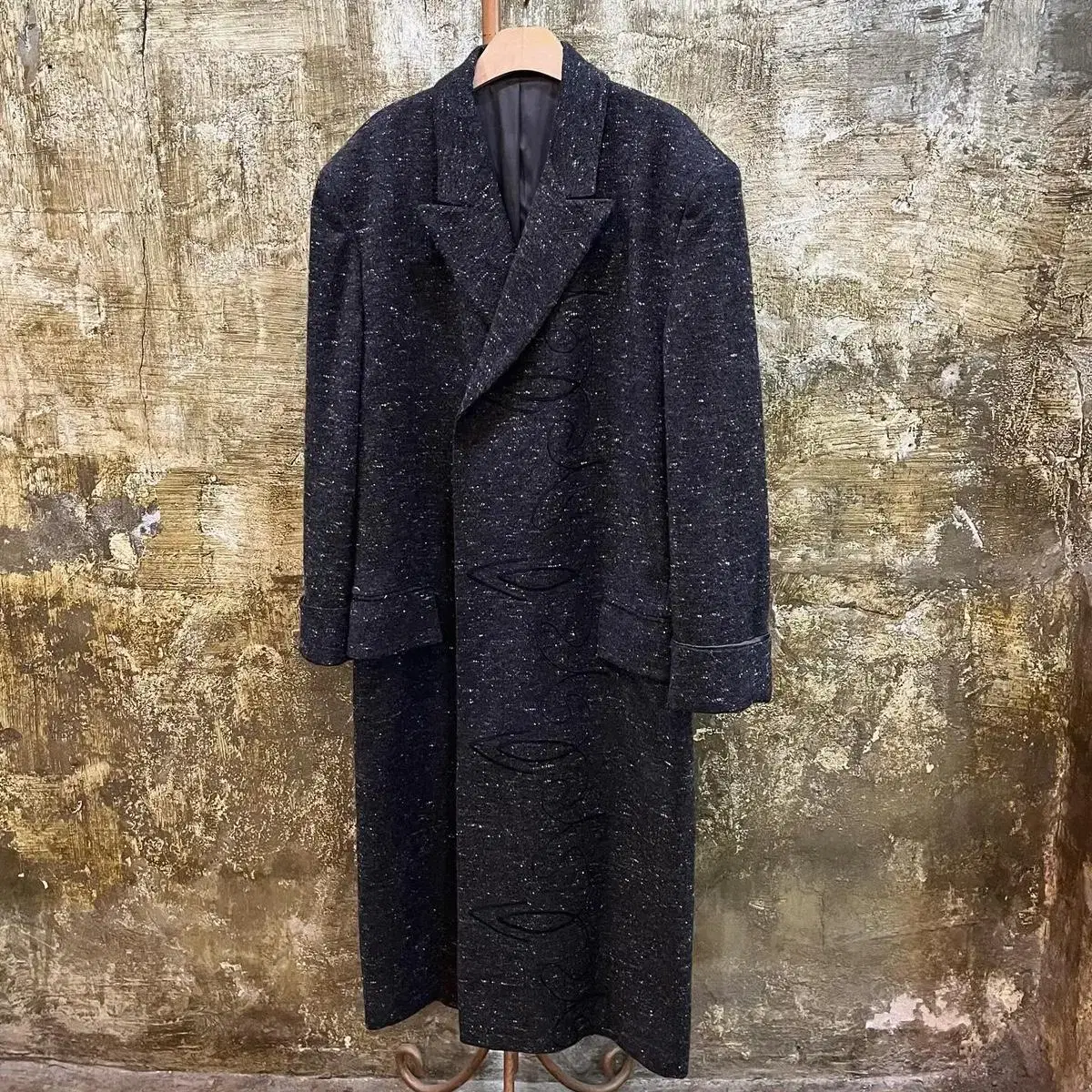 80s Vintage Versace VERSACE Cashmere and wool blend coat