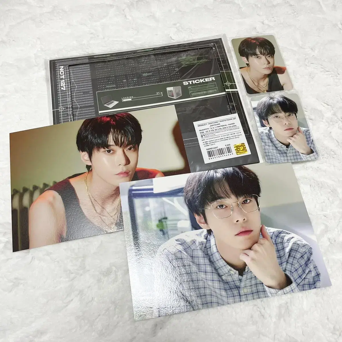 doyoung ncit photocard postcard photoframe set doyoung photocard nct