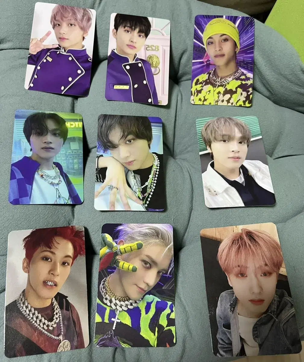 NCT nct haechan mark taeyong jisung jaehyun photocard Glitchmode Rush Boom