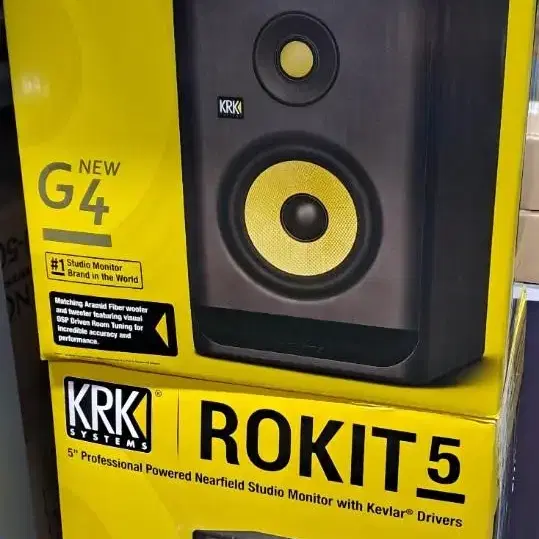 KRK ROKIT5 G4 로킷5 RP5 5인치 스튜디오모니터스피커