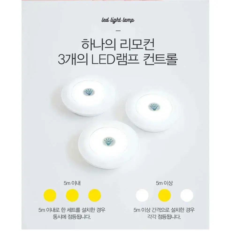 LED COB 원형라이트 조명등 3P 리모컨 세트 G-596