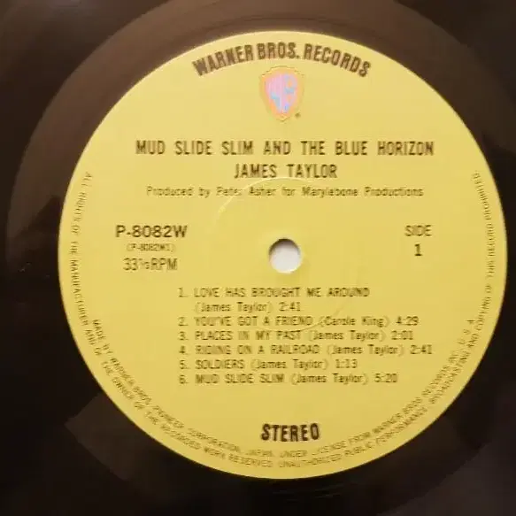 수입반/James Taylor LP