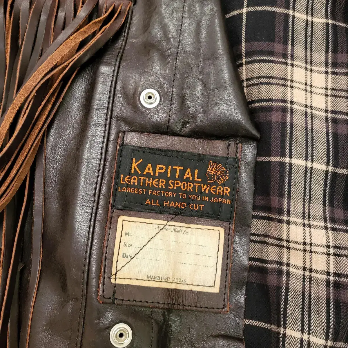 캐피탈 kapital 23FW 프린지 레더 자켓 4