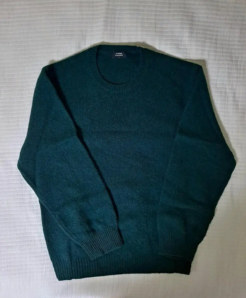 GentlemanStandard Shaggy Dog Crewneck Knit Forest L