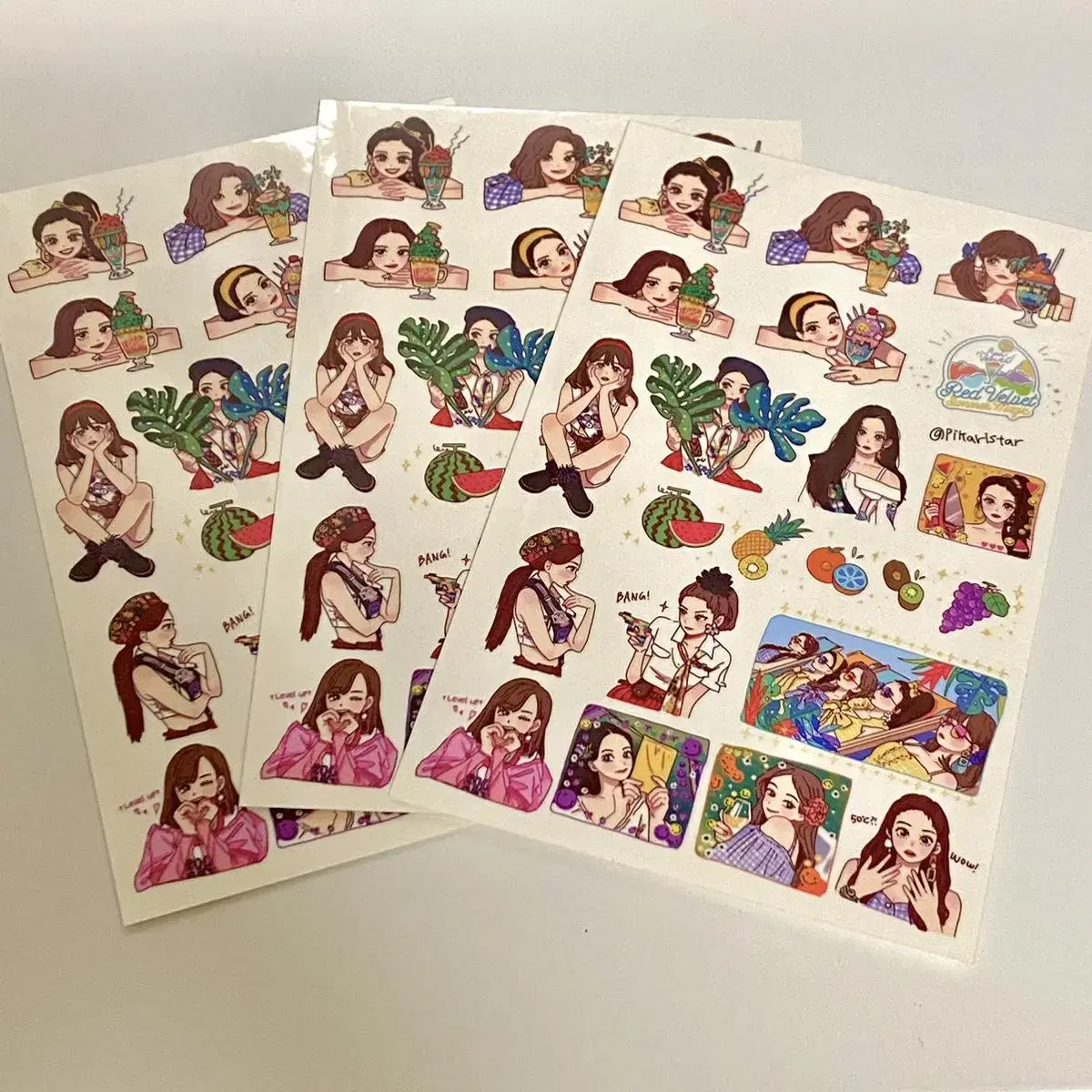 Red Velvet Summer Magic Powerup sticker wts!