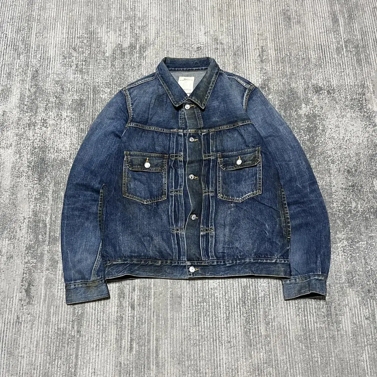 VISVIM 19AW SS 101JKT DRY-3 DMGD-1000