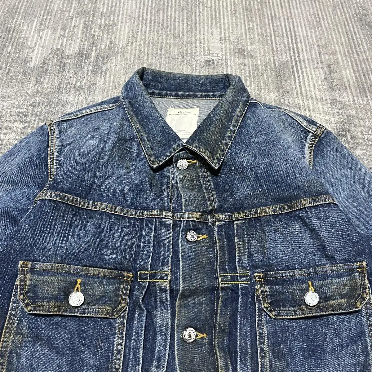 VISVIM 19AW SS 101JKT DRY-3 DMGD-1000