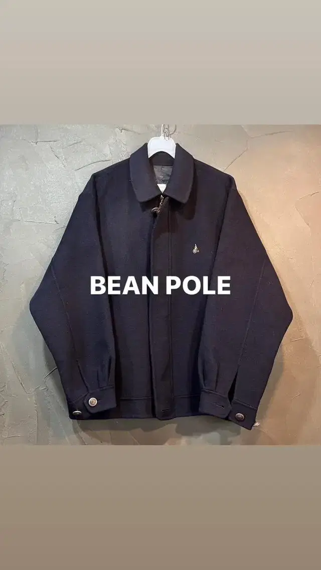 [L] BEAN POLE 빈폴 모직 집업 자켓