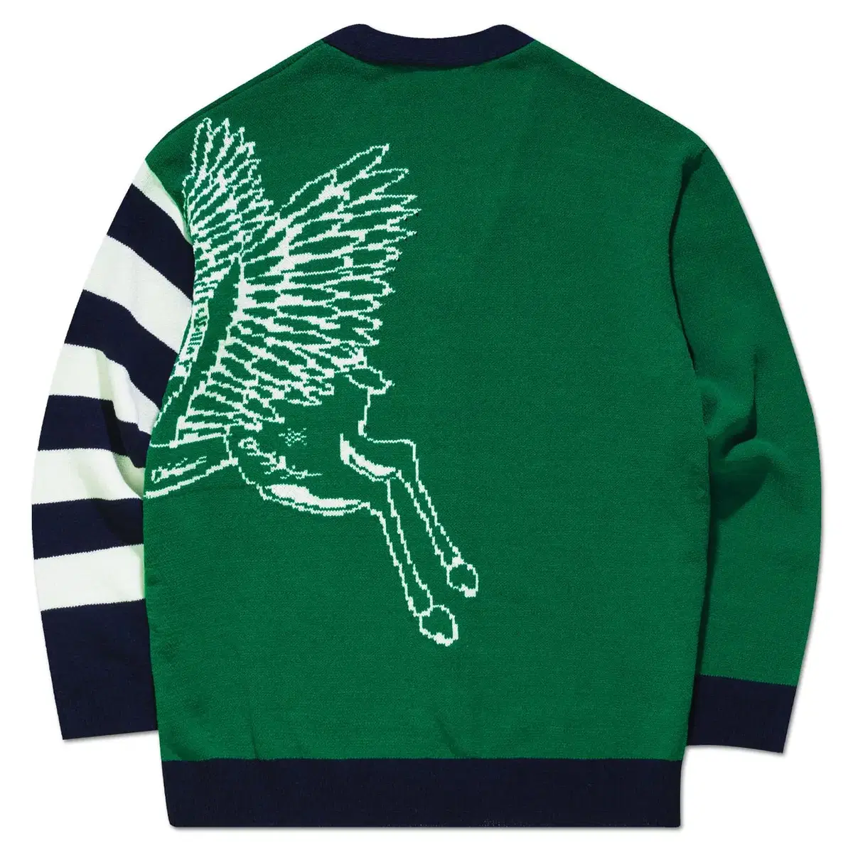 새거 KN0068 아파트먼트 decal knit green m