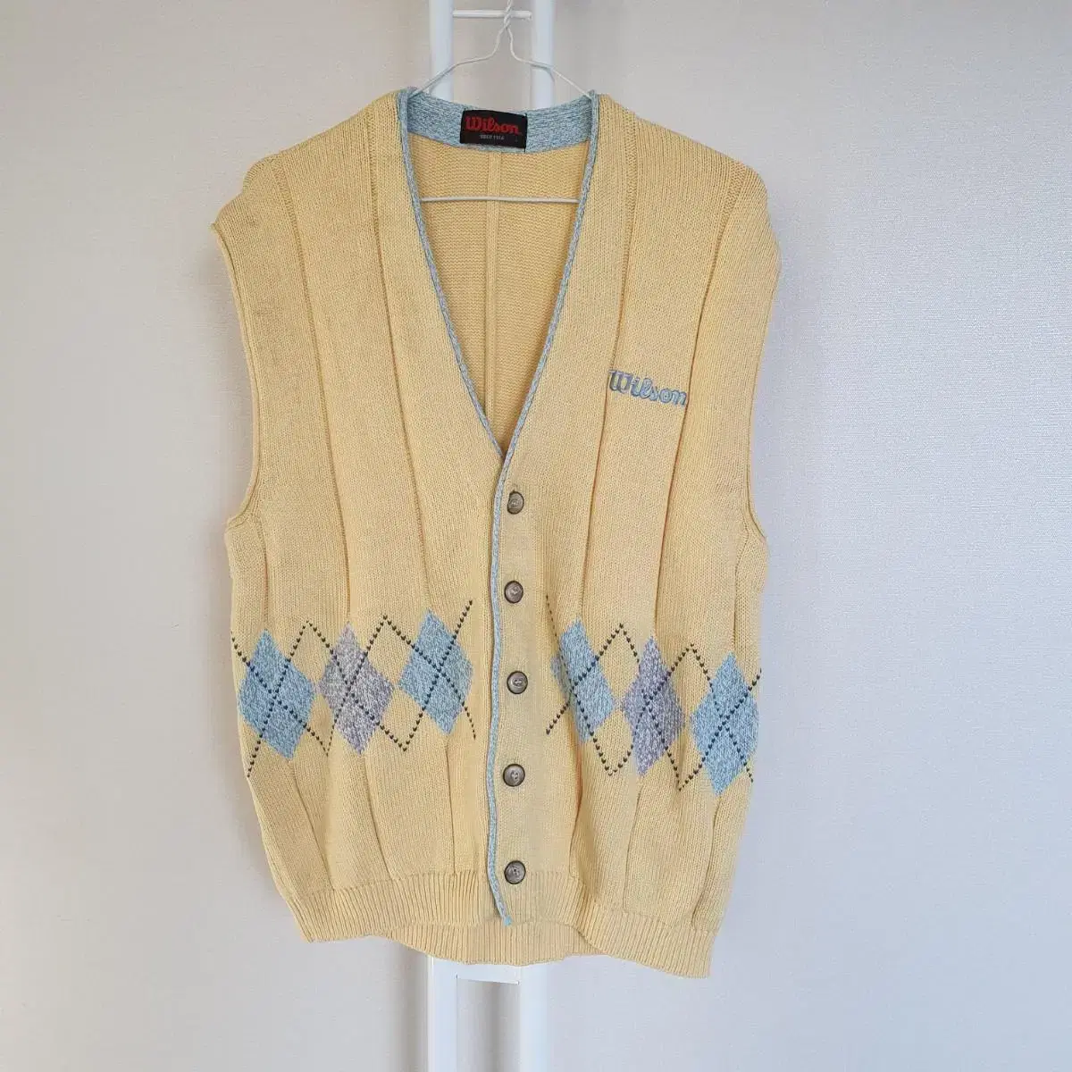 Vintage knit vest WILSON