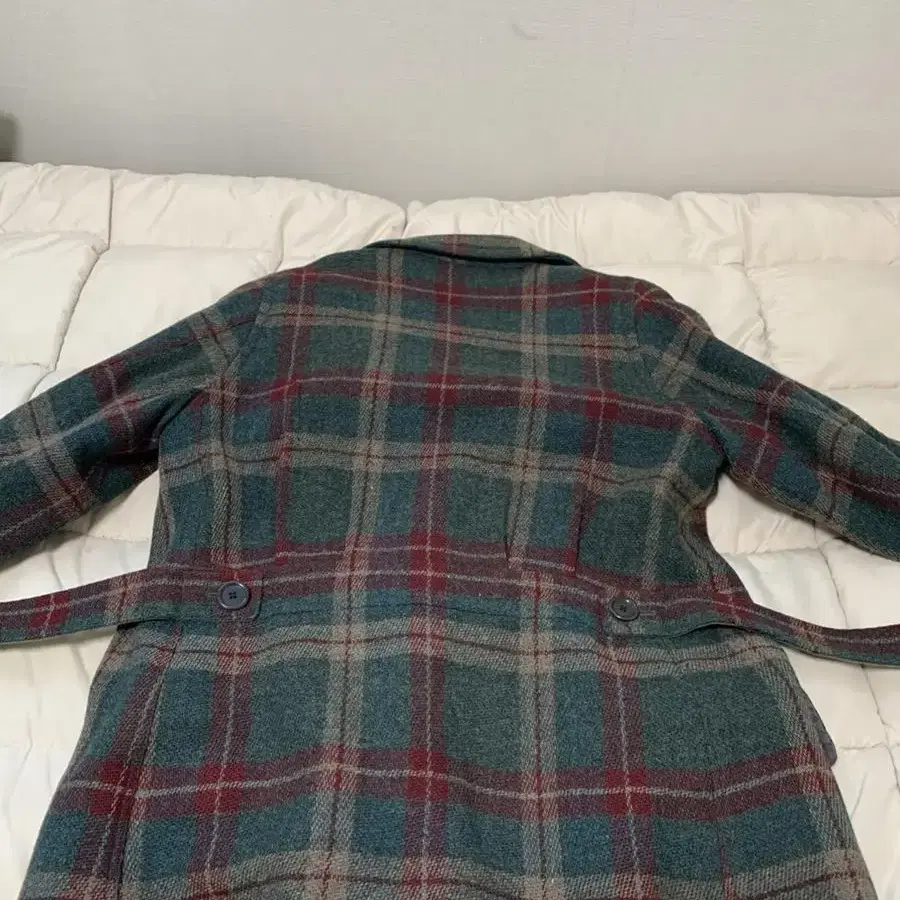 더블알엘 울 체크 피코트 RRL wool check pea coat