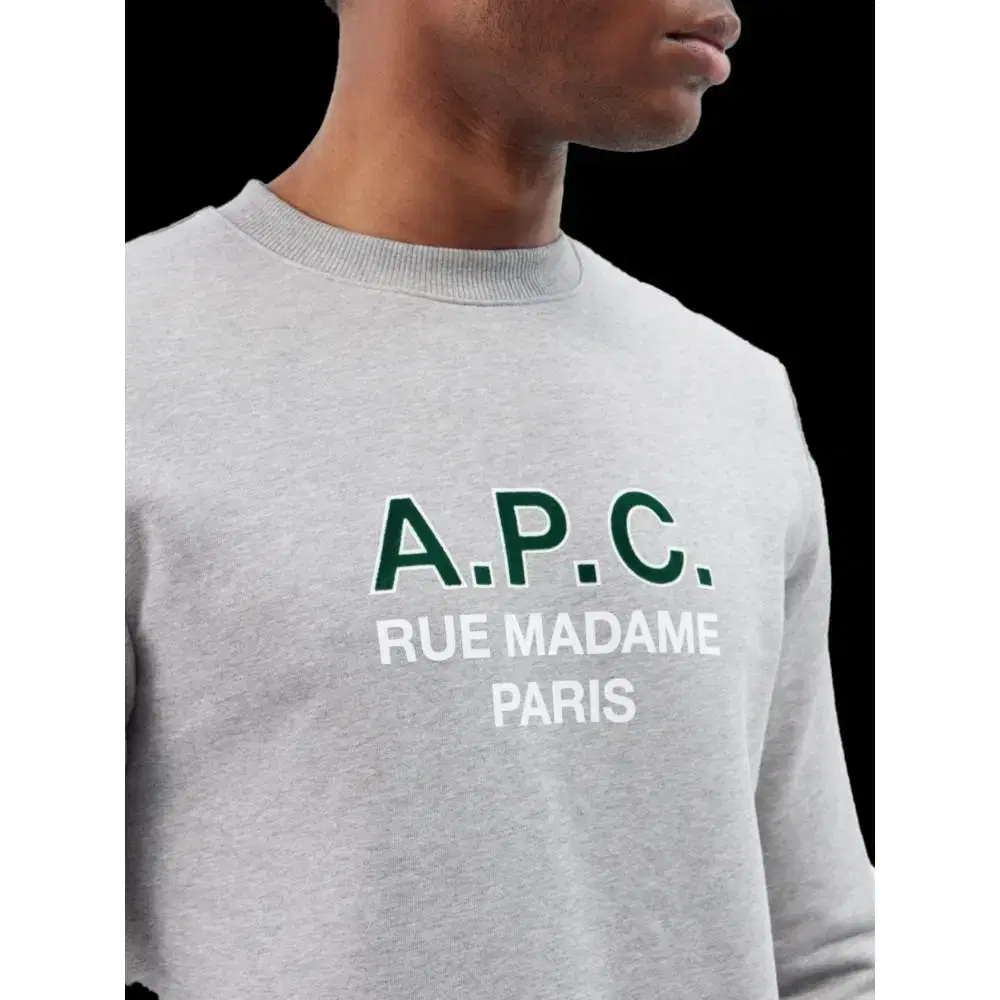 A.P.C. 아페쎄 23FW 마담 스웨트셔츠 H 헤더 그레이 M