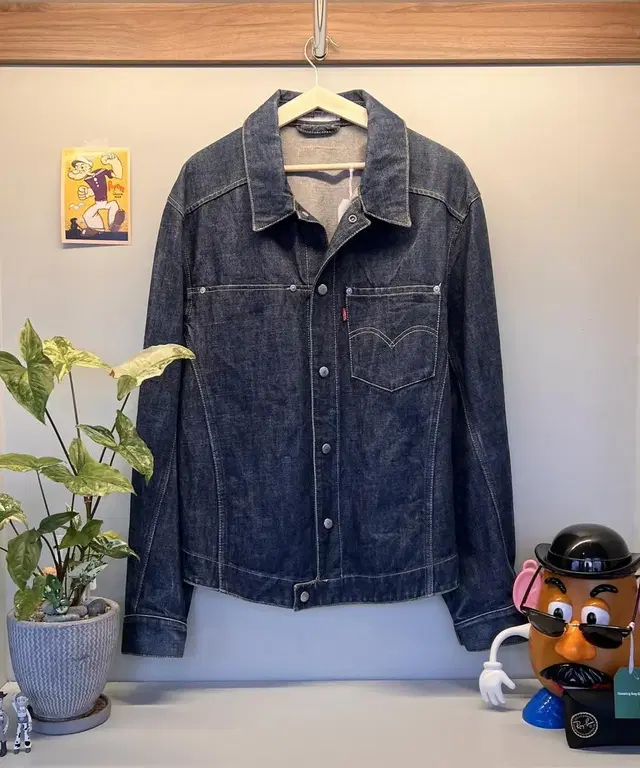 [Size M] LEVIS 해외판 청자켓