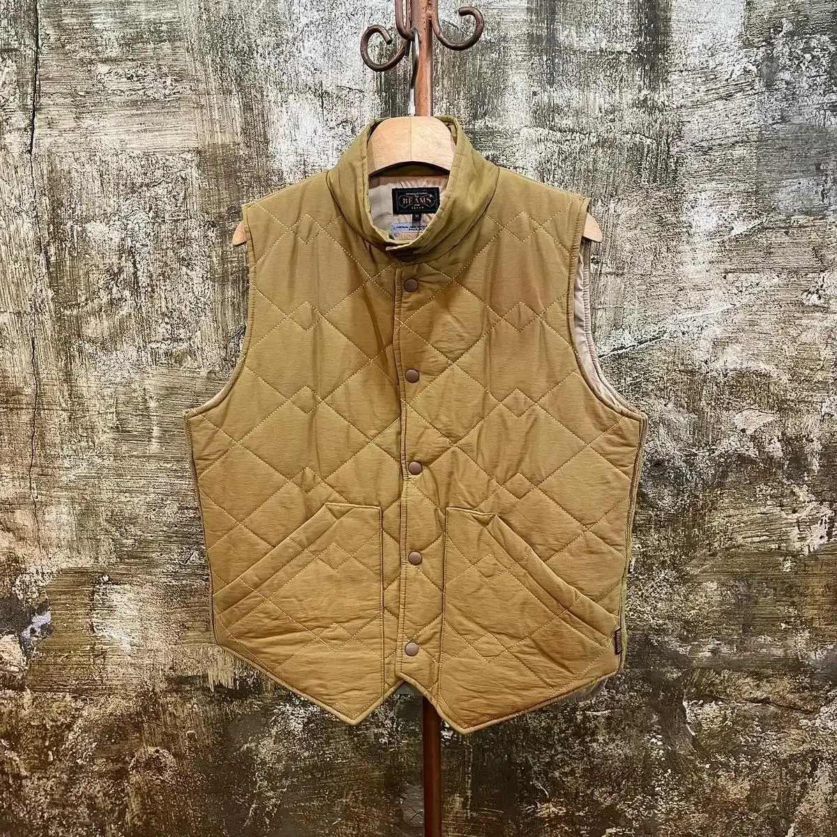 Vintage Beams Plus Quilted Vest Jacket