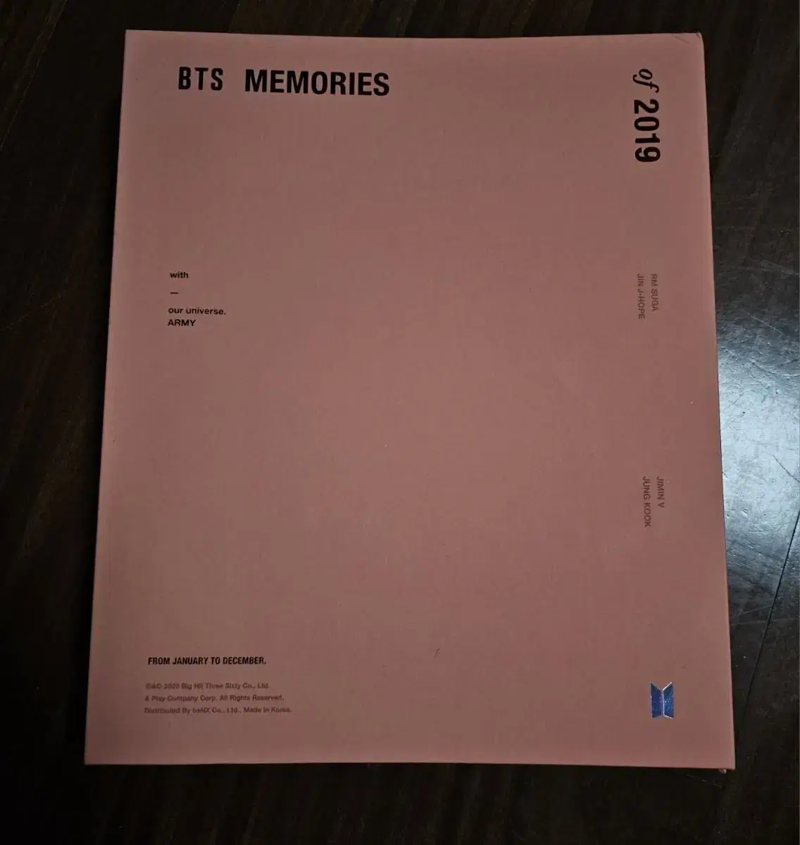 방탄소년단 2019 메모리즈 포토북, DVD 방탄 양도