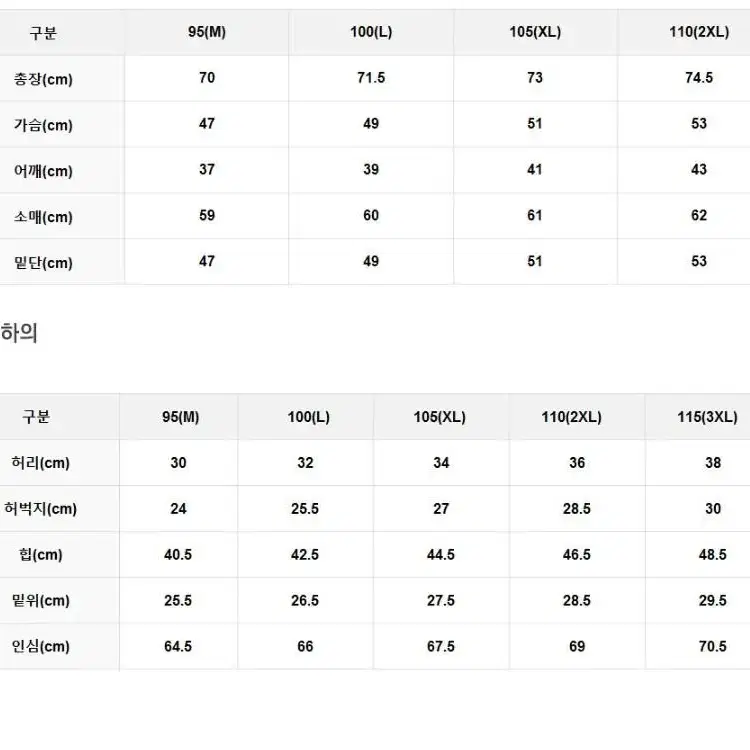 애플라인드 남성 H넥 웜메이트 상의+하의 내의 내복