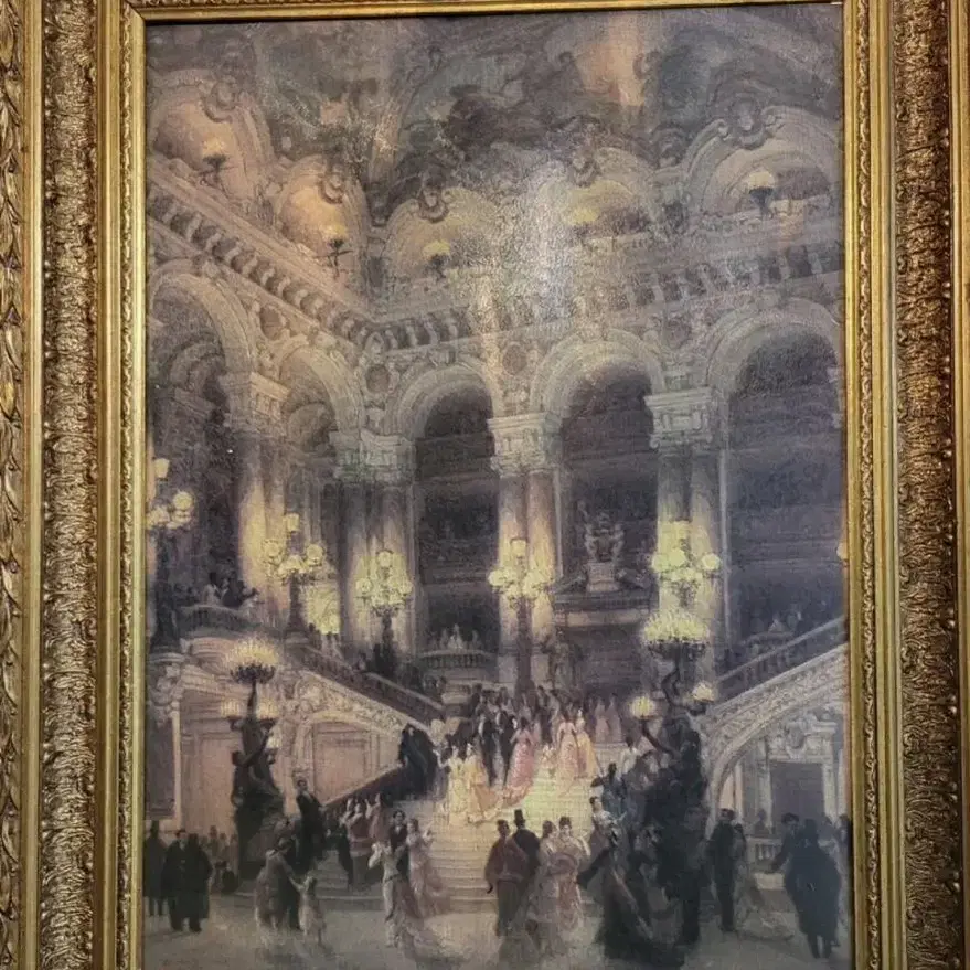 그림 엔틱 앤틱 쟝 베로 The Stairway of the Opera,