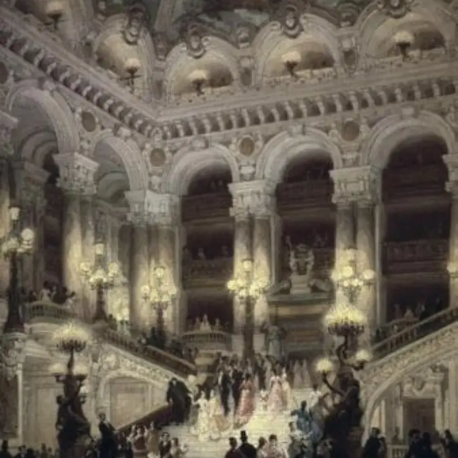 그림 엔틱 앤틱 쟝 베로 The Stairway of the Opera,