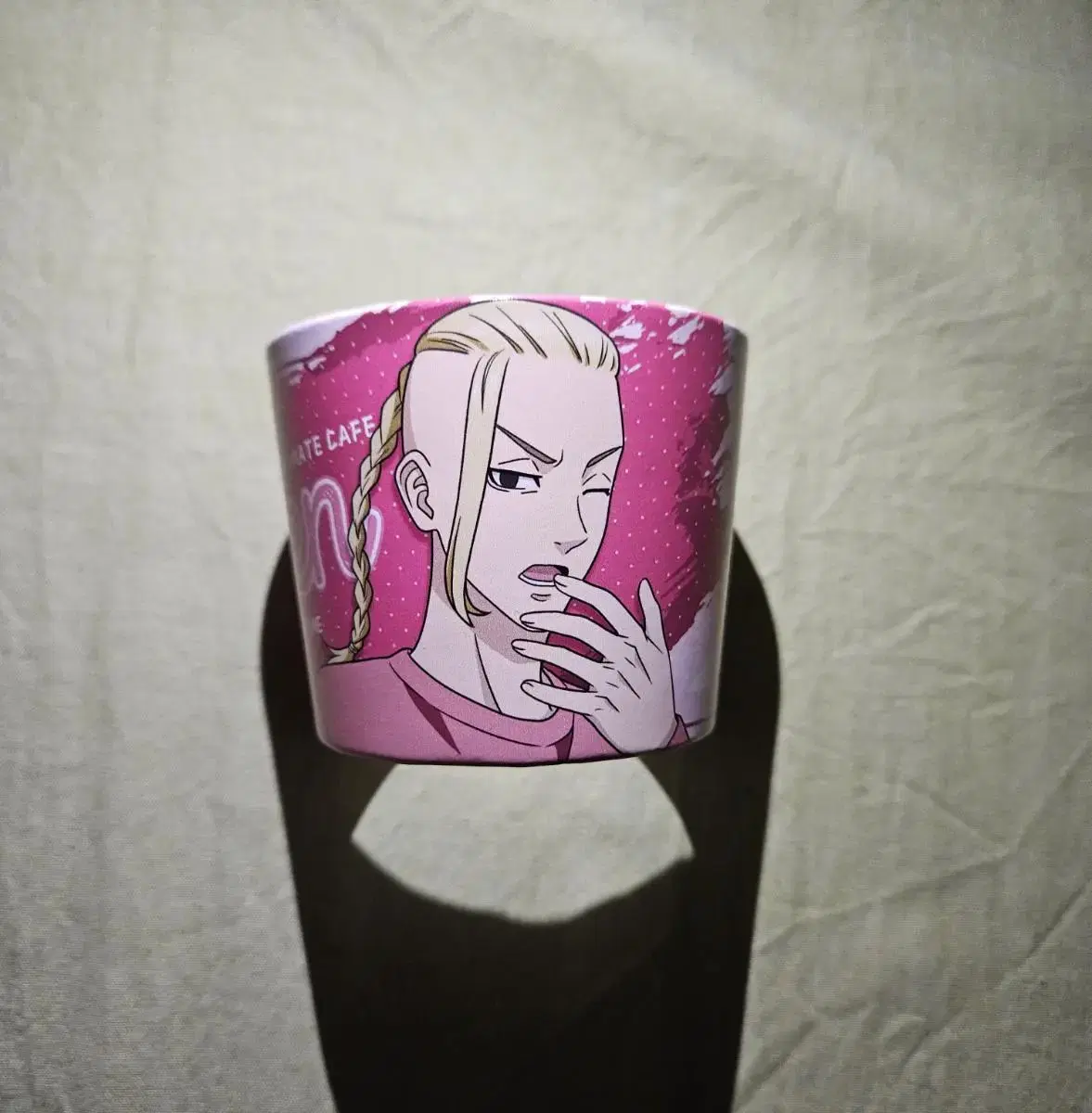 Tokyo Revengers Ryuguji Kenji Draken Birthday Cafe Shinka Cup Holder WTS