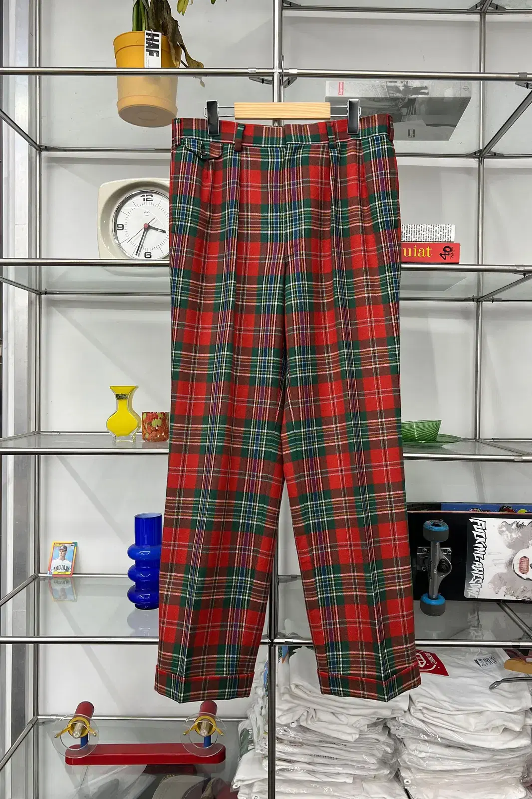 Vintage j.press tartan check pants