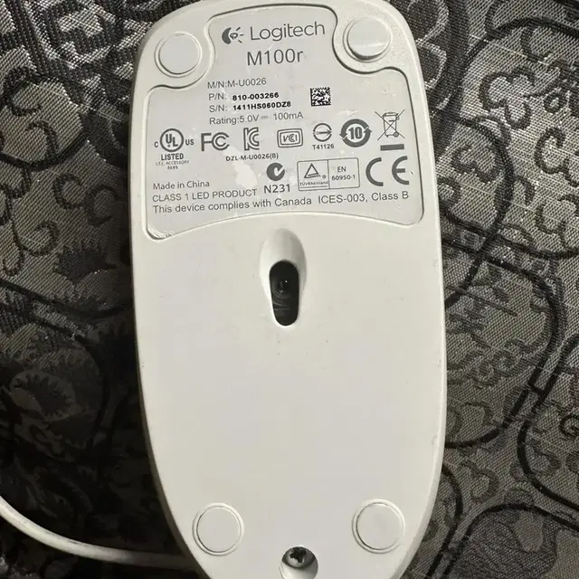 Logitech M100r 마우스