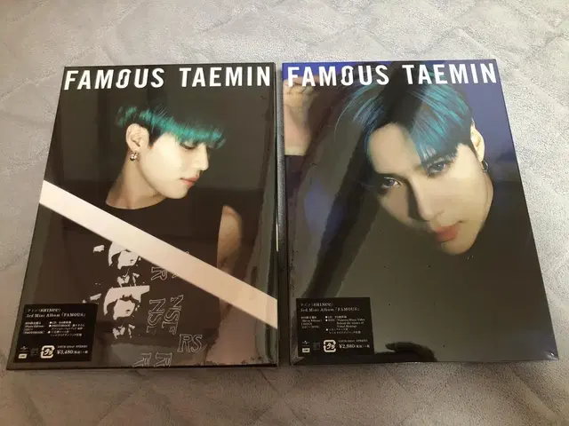 샤이니 태민 초회한정 일본반 FAMOUS 미개봉 팝니다